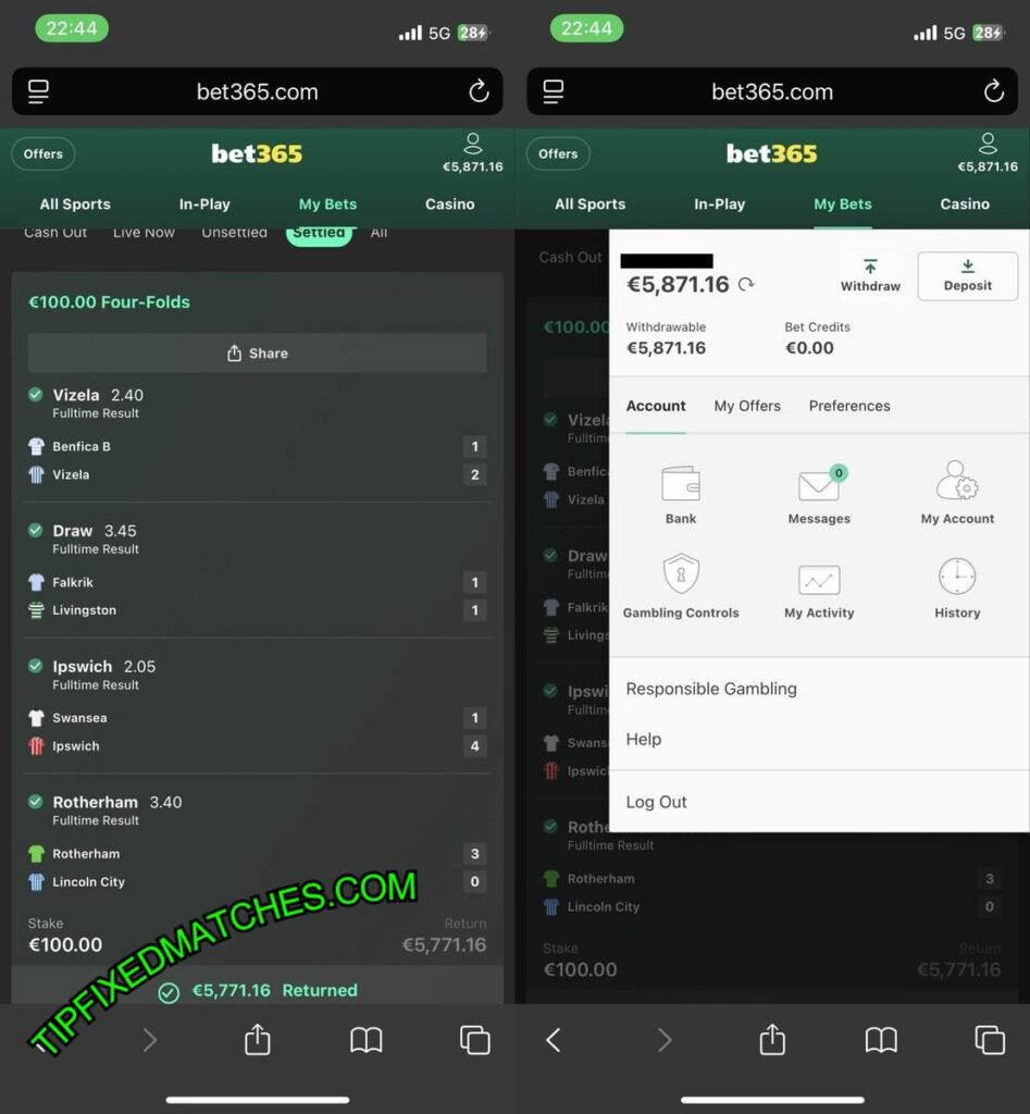 SAFE TIP FIXED MATCEHS BET 1X2