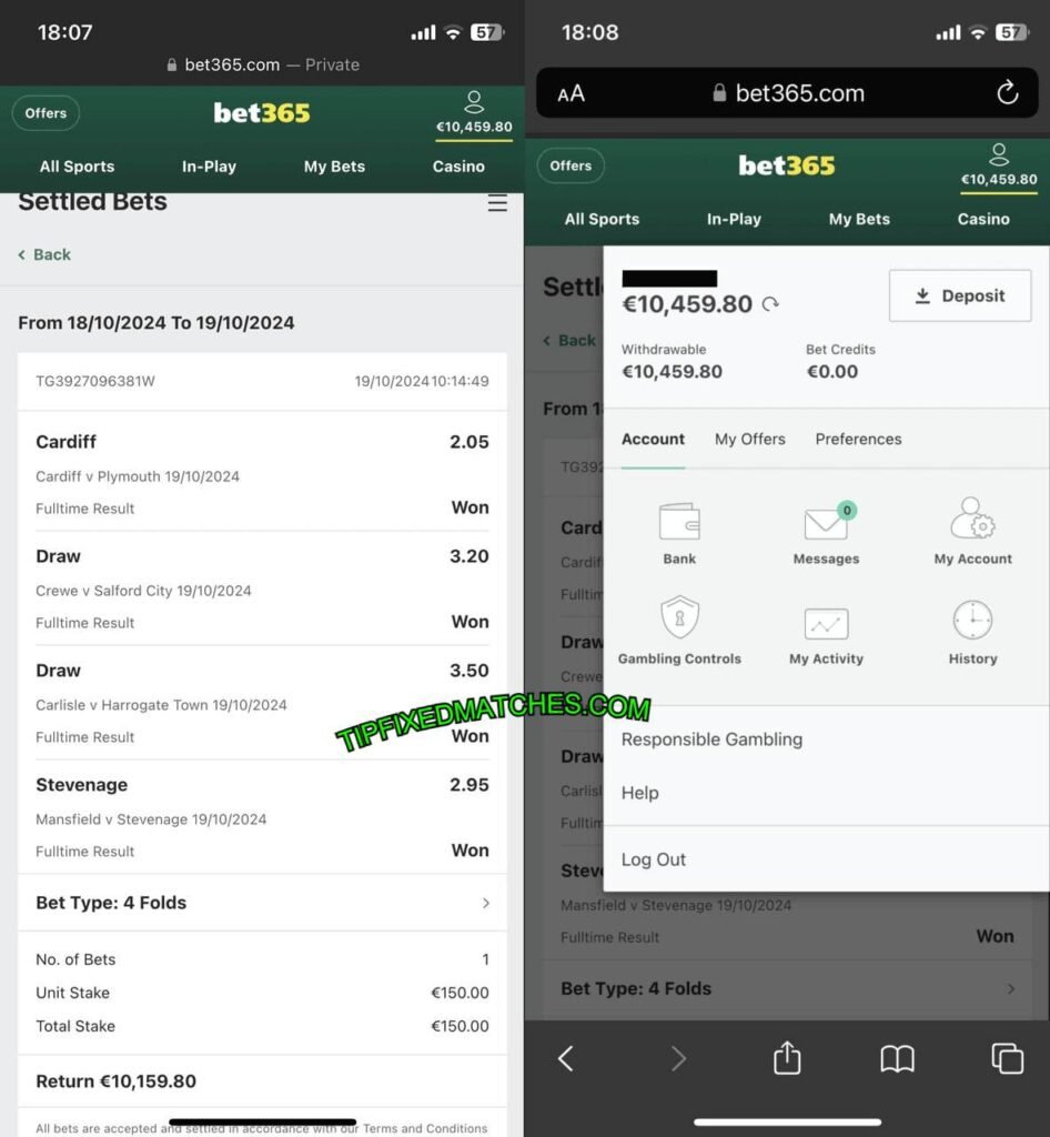 TIP FIXED ODDS 1X2 FREE