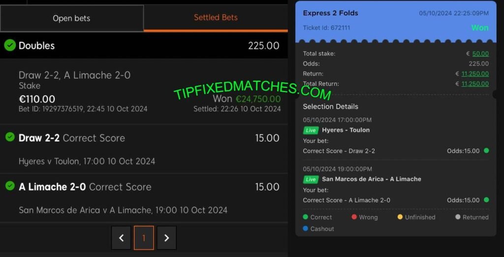 888 SPORT TIP FIXED MATCH