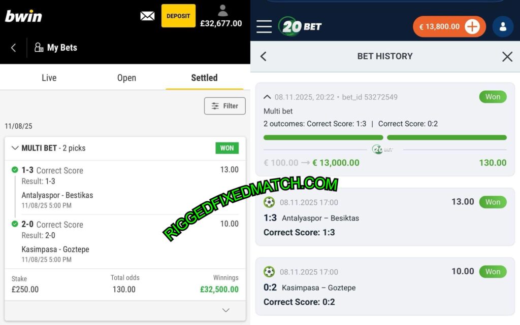 BWIN FIXED MATCHES TIPS