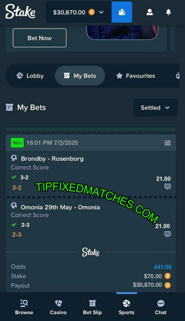 STAKE FOOTBALL FIXED BETTING ODDS