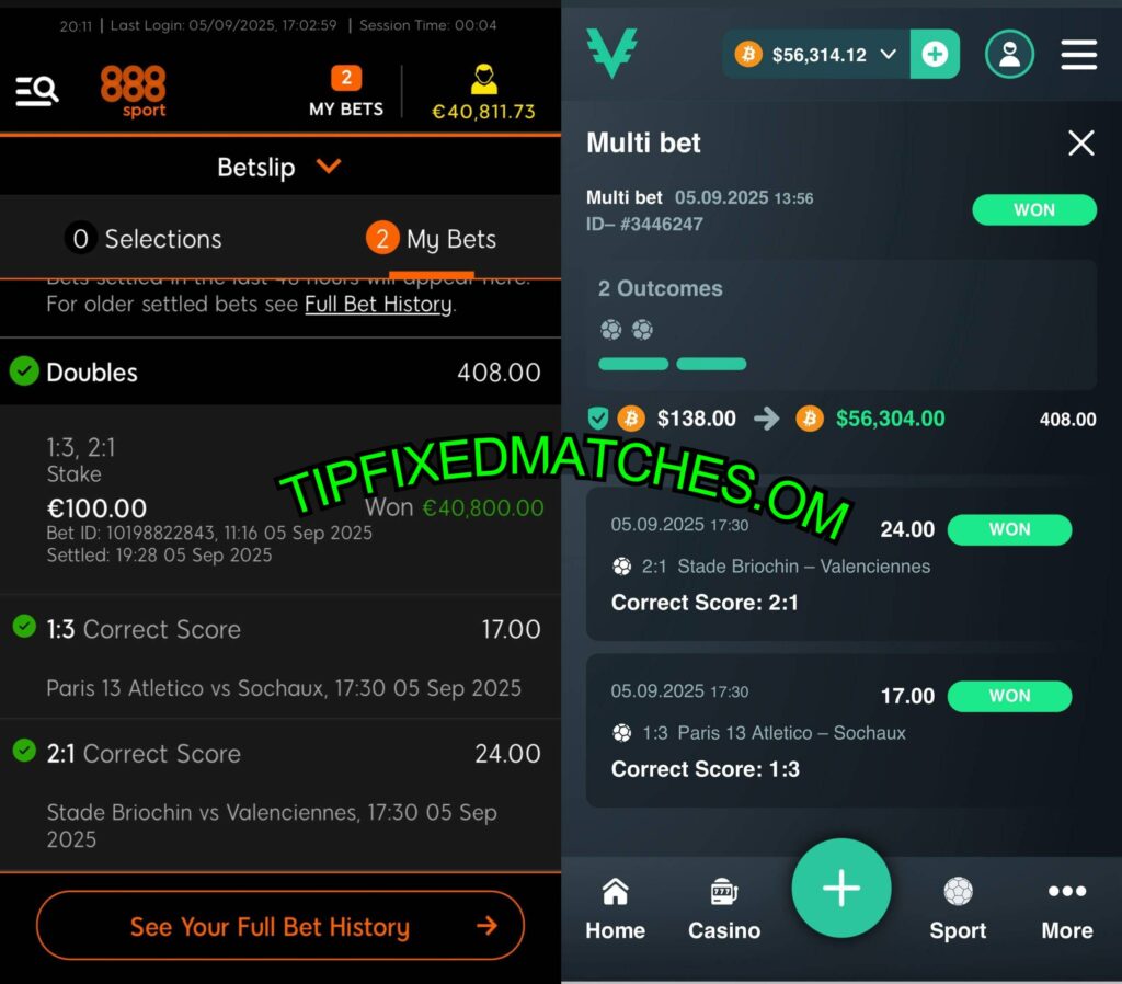 VAVE SOCCER FIXED MATCHES TIPS