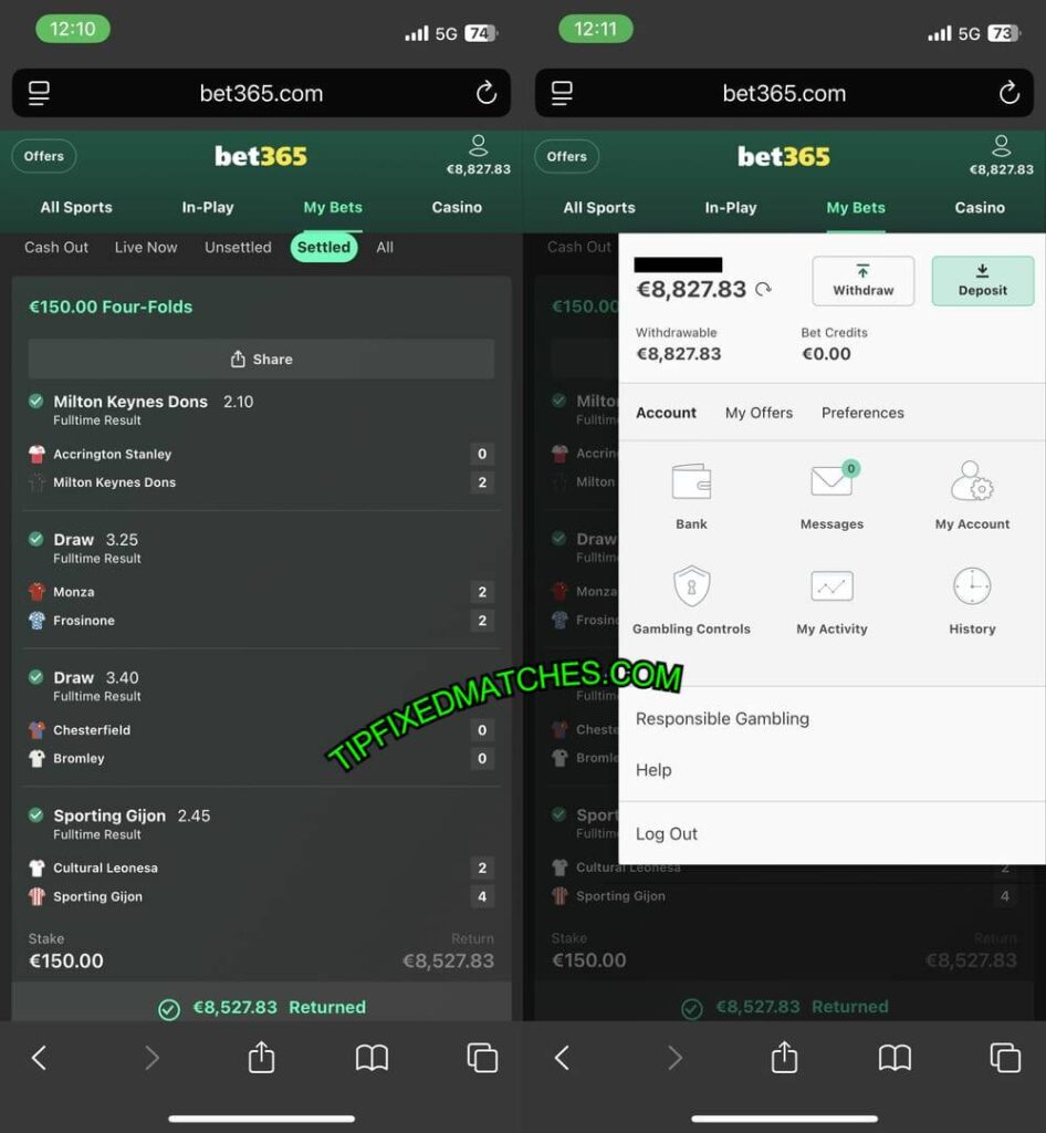 TIP FIXED MATCHES 1X2 VIP TICKET TIP FIXED MATCHES 1X2 VIP TICKET