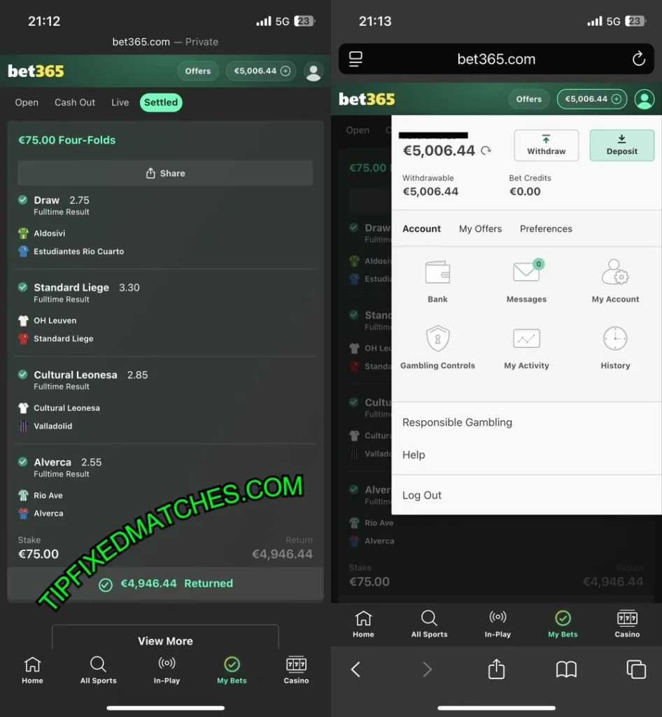 TIP FIXED MATCHES BETTING 1X2 TIP FIXED MATCHES BETTING 1X2